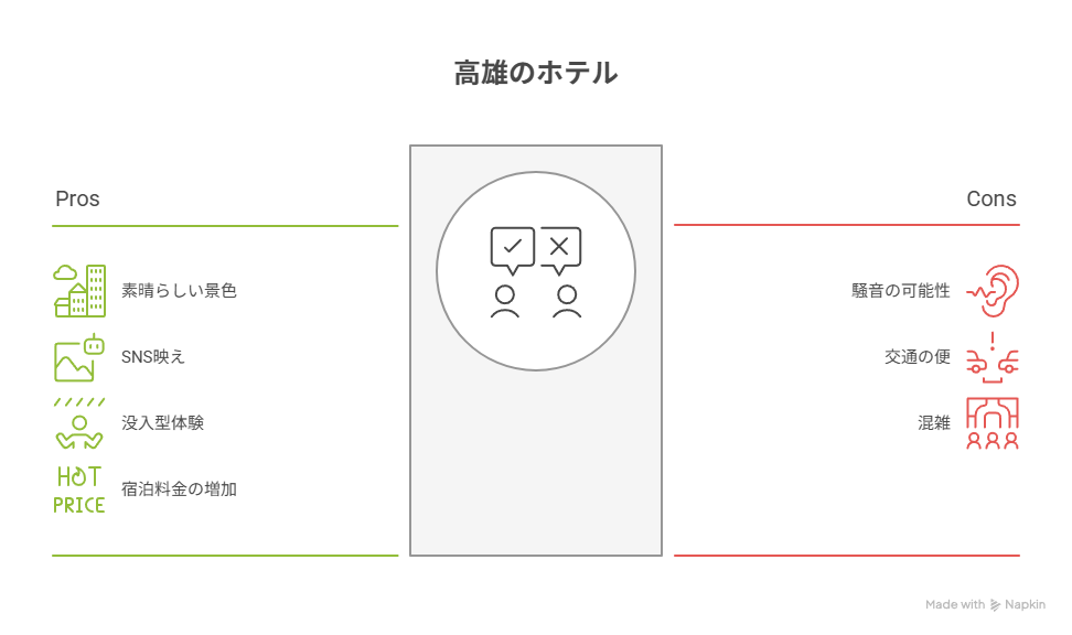 バルコニー高層階でビスタビュー