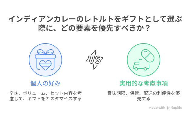 インディアンカレーのレトルトを友人に送れる？