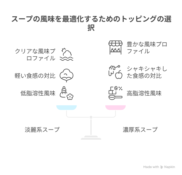 トッピング と具材のおすすめ