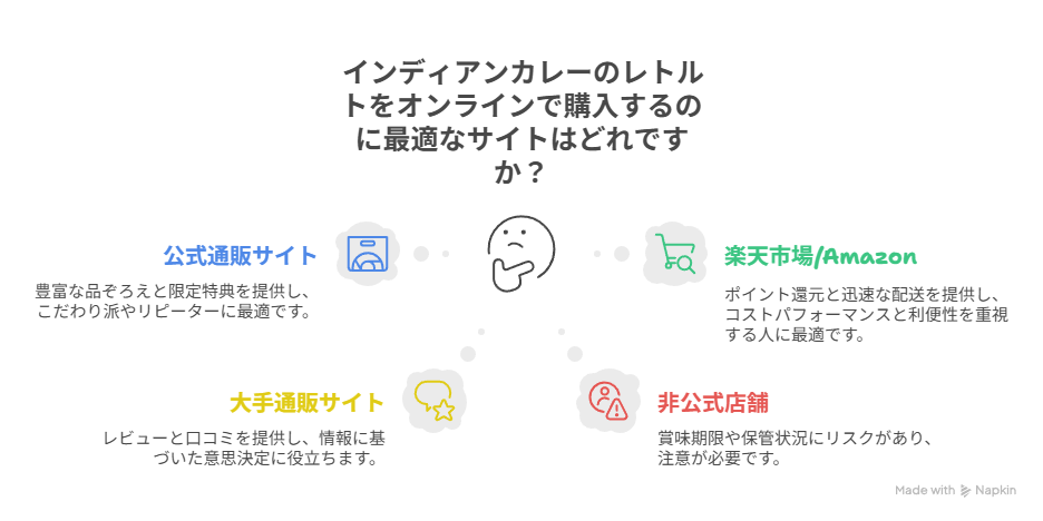 インディアンカレーの通販はどのサイトが便利？