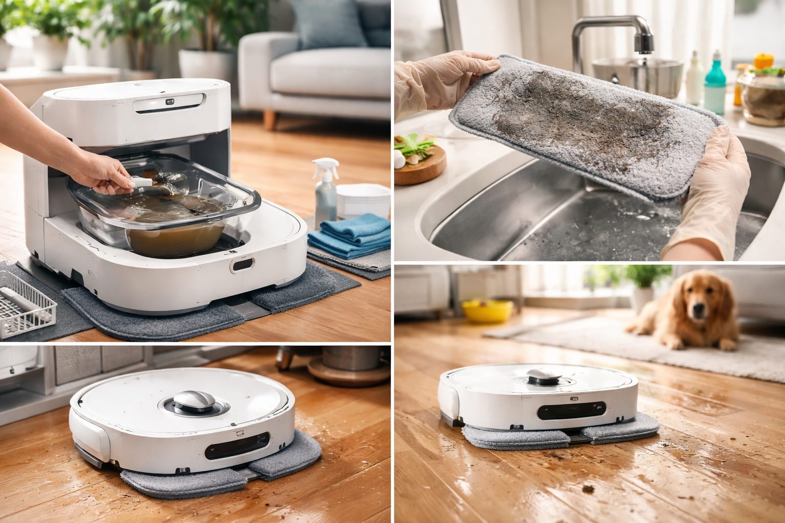 ロボット掃除機の水拭きカビ対策と正しい手入れ方法